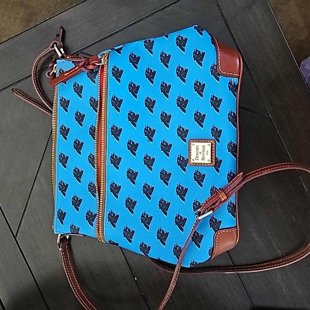 Dooney & Bourke Carolina Panthers large cross body
